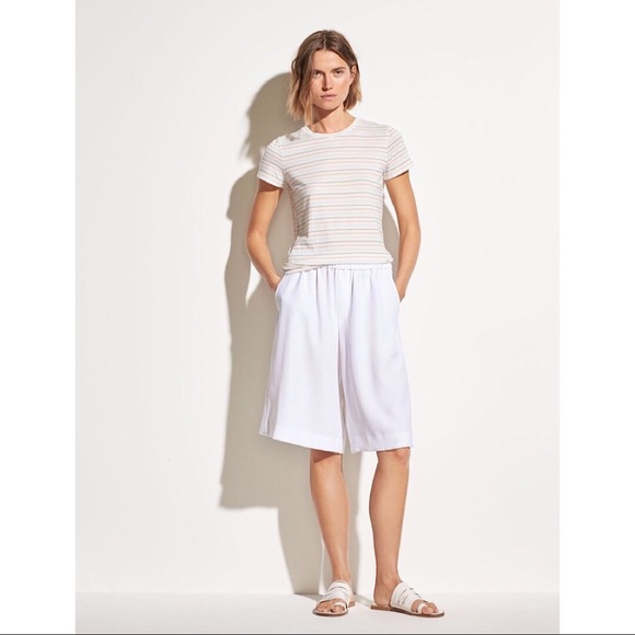 Vince Tops - NWT Vince Multi Stripe Essential Cotton Crew
